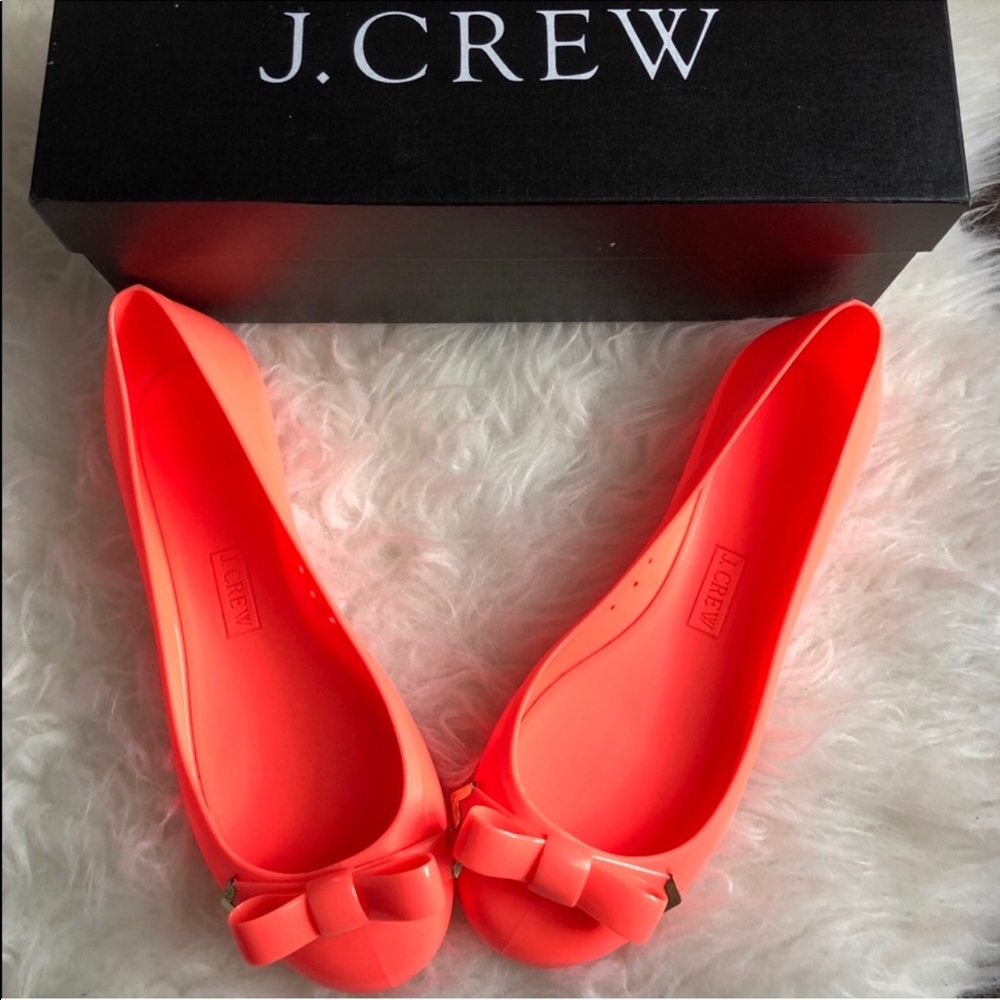 J.Crew Coral Flats